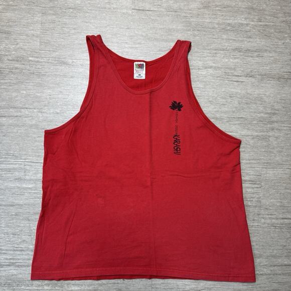 Vintage 90s Dragon Boat Shirt Portland Dragon Sports Red Tank Tee Men XL Hampton - Picture 2 of 7